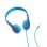 JLab JBuddies Pop Auriculares Infantiles con Cable 85dB Negro/Azul