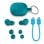 JLab JBuds Mini Auriculares Inalámbricos Aguamarina