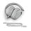 JLab JBuds Lux ANC Auriculares Bluetooth con Cancelación Activa de Ruido Híbrida Blanco