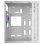 Boîtier PC Mars Gaming Mc-Blaze ATX avec ventilateur 80 mm et bande LED RGB avant blanche