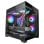 Mars Gaming MC-View2 Caixa Micro-ATX com Dois Vidros Temperados e Ventoinha FRGB 120mm Preta