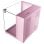 Mars Gaming Mc-visionm Kompaktes MicroATX-PC-Gehäuse mit dreifach gehärtetem Glas und zwei Kammern, Pink