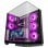 Boîtier PC Mars Gaming Mc-Infinio ATX incurvé en verre trempé, 2 ventilateurs 120 mm, USB-C, noir