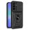Custodia Cool per Samsung Galaxy A36 5G Anello Rigido Nero