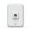 Ubiquiti U7 In-Wall Punto de Acceso WiFi para Pared 4300 Mbit/s 2.4/5GHz PoE Blanco