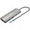 Estación de acoplamiento USB-C i-tec Metal Nano 2x HDMI 100W, 5 Gbps, Plata, LAN Gigabit