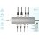 Estación de acoplamiento USB-C i-tec Metal Nano 2x HDMI 100W, 5 Gbps, Plata, LAN Gigabit
