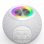 Hama Ball Shape Altavoz Bluetooth con 5 Modos de Luz 5W Blanco