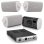 Bose AudioPack Pro S4 White Solucion Completa Musica Ambiente para Negocios