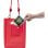Polaroid Clear TPU Cube Bag 100% riciclato rosso
