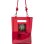 Polaroid Clear TPU Cube Bag 100% riciclato rosso