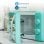 Grunkel Mw-20azul Microondas vintage  20L 700W Verde