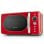 Grunkel MW-DGR Microondas digital vintage 20L 700W  Rojo