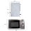 Microonde Grunkel MWG-20INOX 20L 700W con Grill Acciaio Inox