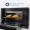 Mini Forno Grunkel HR-10MINI Limpeza Manual 10L 37x31x23cm Grill Preto