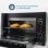 Grunkel HR-10MINI Minihorno Eléctrico Multifunción De  Sobremesa 10L 1600W Negro