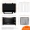 Grunkel HR-10MINI Minihorno Eléctrico Multifunción De  Sobremesa 10L 1600W Negro
