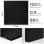 Yoevu - Pack 12 Paneles Acústicos Rectangulares Alta Densidad 230kg/m 30x30x1cm Negros