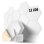 Yoevu Pack 12 Paneles Acústicos Hexagonales Autoadhesivos De Insonorización 30x26x1cm Blanco
