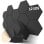 Yoevu Pack 12 Paneles Acústicos Hexagonales Autoadhesivos De Insonorización 30x26x1cm Negro