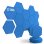 Yoevu Pack 12 Paneles Acústicos Hexagonales Autoadhesivos De Insonorización 30x26x1cm Azul