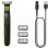 Aparador de Barba Facial Philips Norelco OneBlade QP2724/10 Recarregável 45min Seco e Molhado 3 Pentes