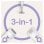 Braun Silk Epil 5-825 Depiladora Power 28 pinzas Blanco/Morado