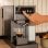 Cecotec FreeStyle Latte Máquina de Café Expresso Depósito De Leite Compacto 4 Em 1 Apta para Café Moído Cinzenta