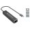 Conceptronic Adaptador de Red USB-C a Gigabit con Hub USB de 2x Puertos USB-A + 2x Puertos USB-C Gris