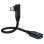 Conceptronic ABBY19B Ataptador OTG USB-C en Ángulo de 90º a USB 3.2 Gen 2 10Gbps Negro