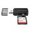 Lector de Tarjetas USB 3.0 Conceptronic BIAN06B SD/TF 4.0 UHS-II