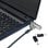Serrure à clé noire pour ordinateur portable Conceptronic Nano Lock Slot 1,8 m