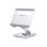 Conceptronic Soporte Docking 8 En 1 USB-C/100W USB PD/HDMI/SD/TF/MicroSD/Audio Base Giratoria 360° Inox