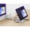 Conceptronic Soporte Docking 8 En 1 USB-C/100W USB PD/HDMI/SD/TF/MicroSD/Audio Base Giratoria 360° Inox
