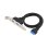 Interner USB 3.0 19-Pin-Adapter zu dual USB-A 3.0 Ports Schwarz