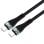 Conceptronic Cable de Carga Rápida USB-C PD 3.0 100W 20V/5A 480Mbps con Chipset E-Mark 1.2m Negro