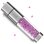 Cool Crystal Pen Drive USB 3.0 64GB Rosa