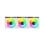 Kit Mars Gaming MF-3DPROKIT, 3 ventilateurs PWM FDB 120 mm Argb Infinity Mirror Hub, blanc