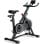 Ksix Kb01 Bicicleta Estática Indoor con Soporte Ajustable Compatible con Kinomap y Zwift, Negra