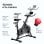 Ksix Kb01 Bicicleta Estática Indoor con Soporte Ajustable Compatible con Kinomap y Zwift, Negra