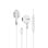 Contact Auriculares Con Cable, Lightning, Compatibles Con Iphone 14 Y Anteriores, Llamadas, Botón Multifunción, Blanco