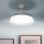 InnovaGoods Woteez Ventilador de Techo con Luz LED y 4 Aspas Retráctiles 72W Blanco