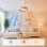 InnovaGoods Woteez Ventilador de Techo con Luz LED y 4 Aspas Retráctiles 72W Blanco