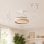 InnovaGoods Woteez Ventilador de Techo con Luz LED y 4 Aspas Retráctiles 72W Blanco