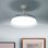 InnovaGoods Keteez Ventilador de Techo con Luz LED y 4 Aspas Retráctiles 72W Blanco