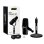Microfono dinamico per podcast Shure MV7+ con supporto da tavolo XLR/USB (nero)