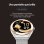 Ksix Smartwatch Lya AMOLED 1.19 2 Metall- und Silikonarmbänder Sport- und Gesundheitsmodus Silber
