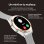 Ksix Smartwatch Lya AMOLED 1.19 2 Metall- und Silikonarmbänder Sport- und Gesundheitsmodus Silber