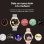 Ksix Smartwatch Lya AMOLED 1.19 2 Metall- und Silikonarmbänder Sport- und Gesundheitsmodus Silber