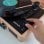 Prixton VC400 Bluetooth-Plattenspieler mit Schallplattenspieler und Konverter, Pfirsich